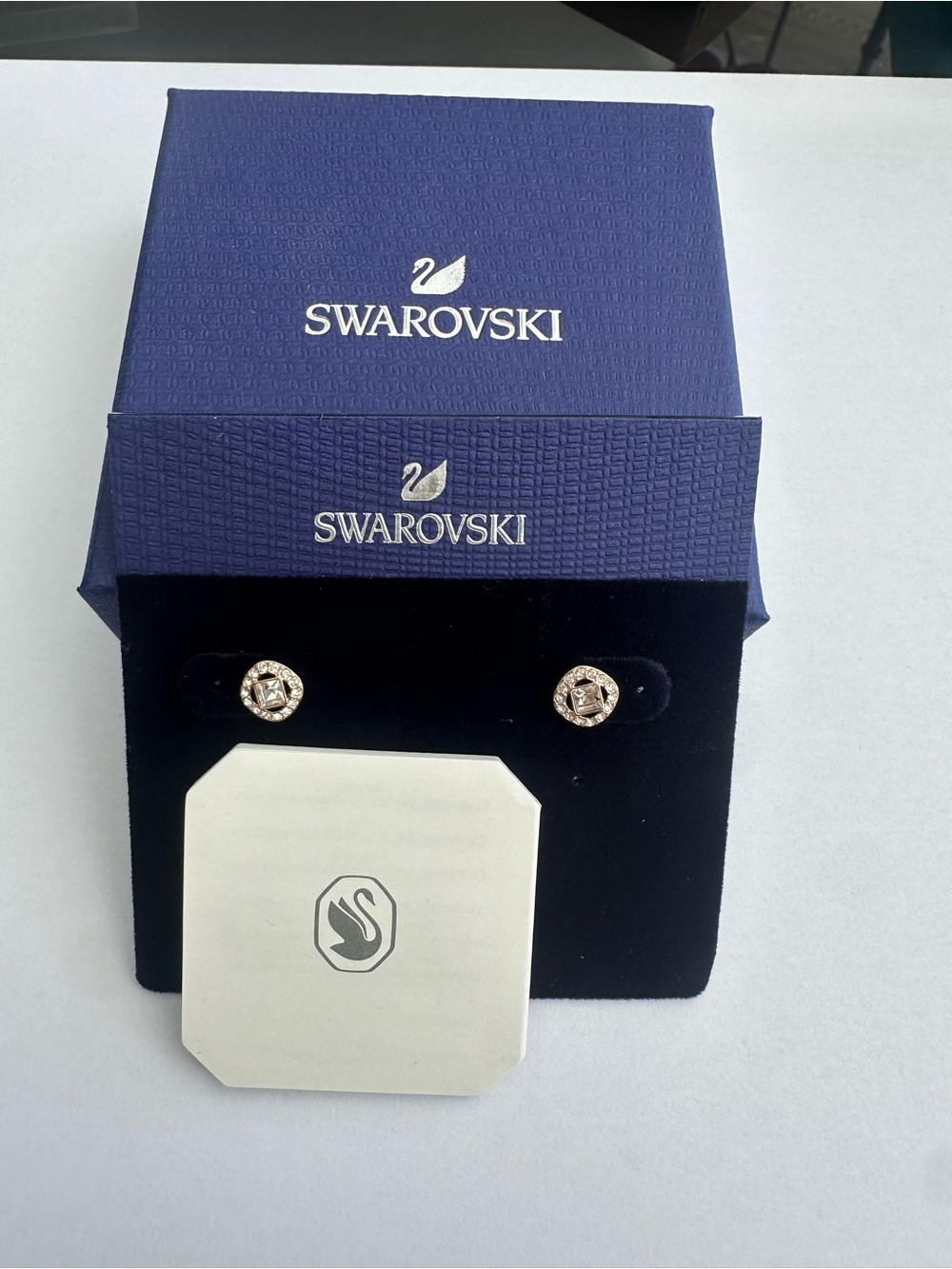 Swarovski diamond earrings
